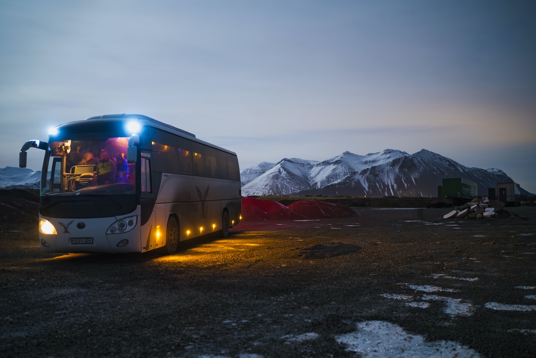Автобус в Рейкьявик (Исландия)