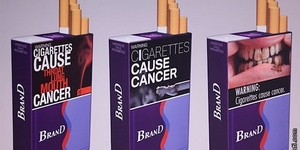 Страшные картинки для сигаретных пачек США