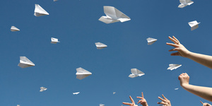 Лети, лети самолетик-оригами