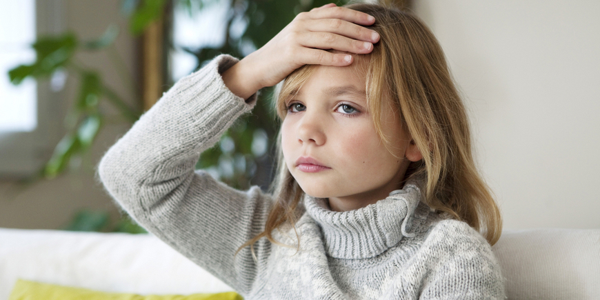 Почему у детей возникает мигрень