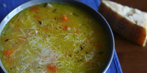 Тосканский суп из белой фасоли