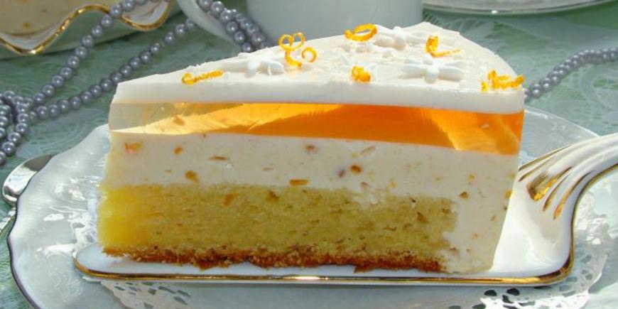 Апельсиново-йогуртовый пирог