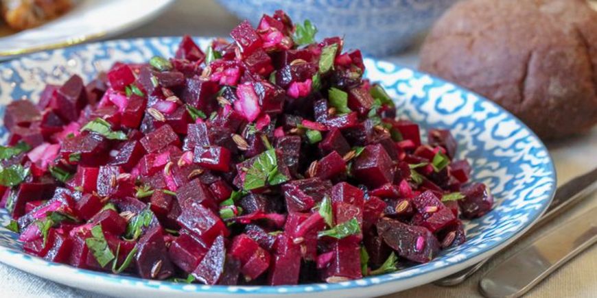 Марокканский свекольный салат
