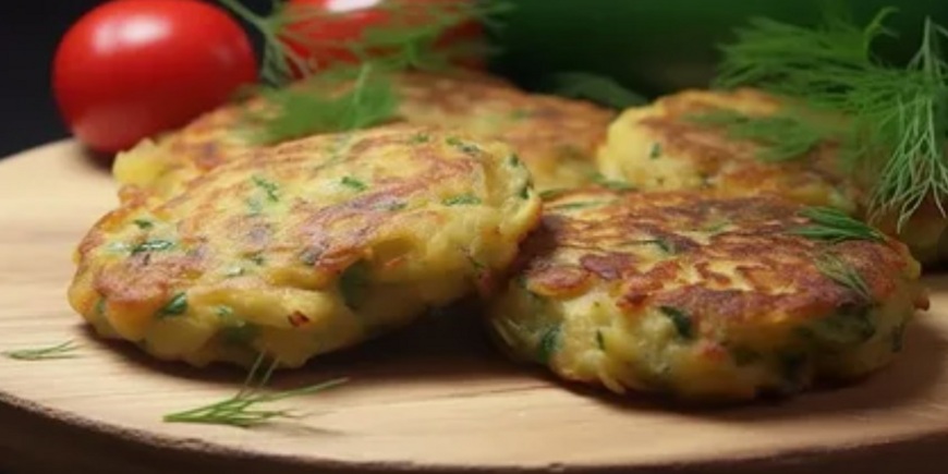 Котлеты из кабачков и картофеля