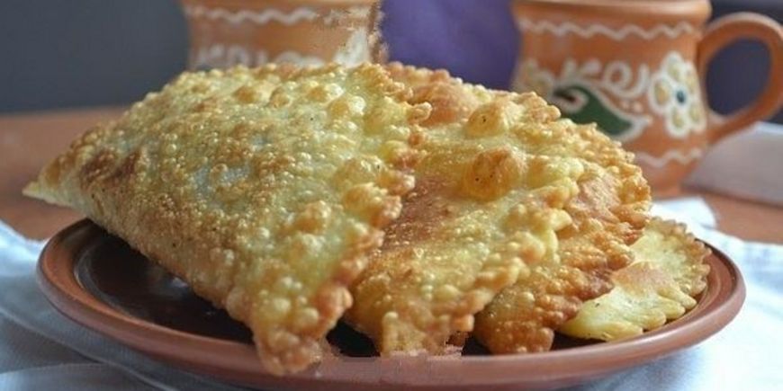 Чебуреки на заварном тесте