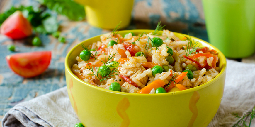 Плов с овощами