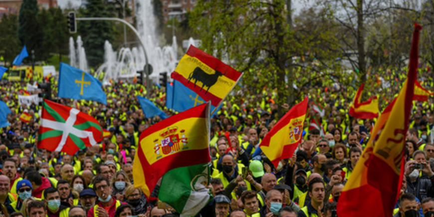 Испанию охватили протесты из-за цен