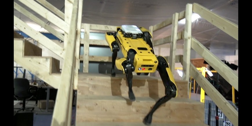 Навигация робота SpotMini от Boston Dynamics