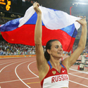 Новый мировой рекорд Елены Исинбаевой 