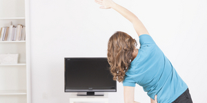 Гимнастика перед телевизором