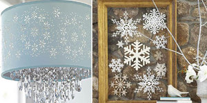 10 примеров декора со снежинками