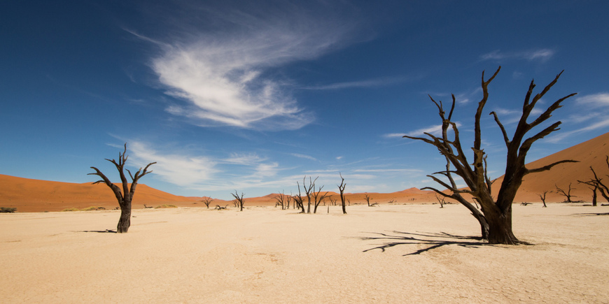 Мертвая долина в Намибии